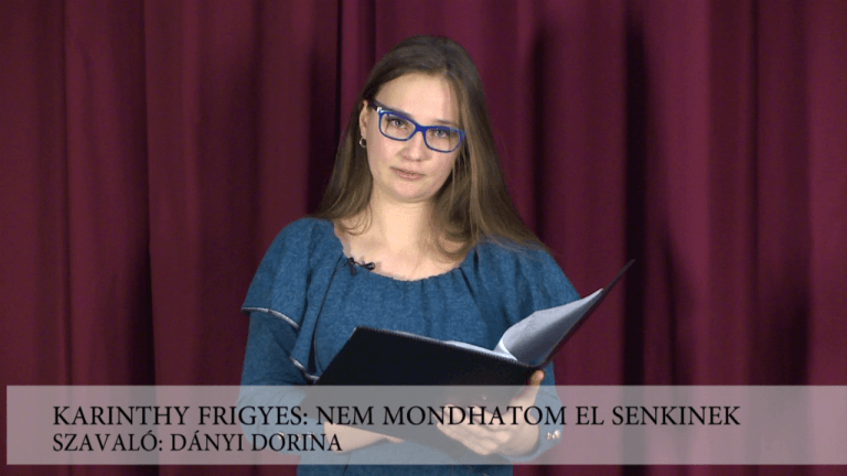 Karinthy Frigyes Nem Mondhatom El Senkinek